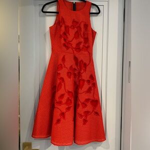 Sachin + Babi Vibrant Orange Dress